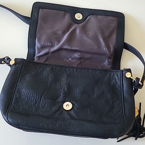 Vince Camuto Leather Shoulder bag with Gold Hardware - Picture 7 of 11